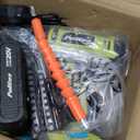 PULITUO'S 20V Cordless Drill/ Driver, Electric Screwdriver - 2 Batteries, 30Nm, 21+1 Torque, 2 Speed, Keyless 3/ 8" Chase Drill with LED Light, Kit for Home (Green)