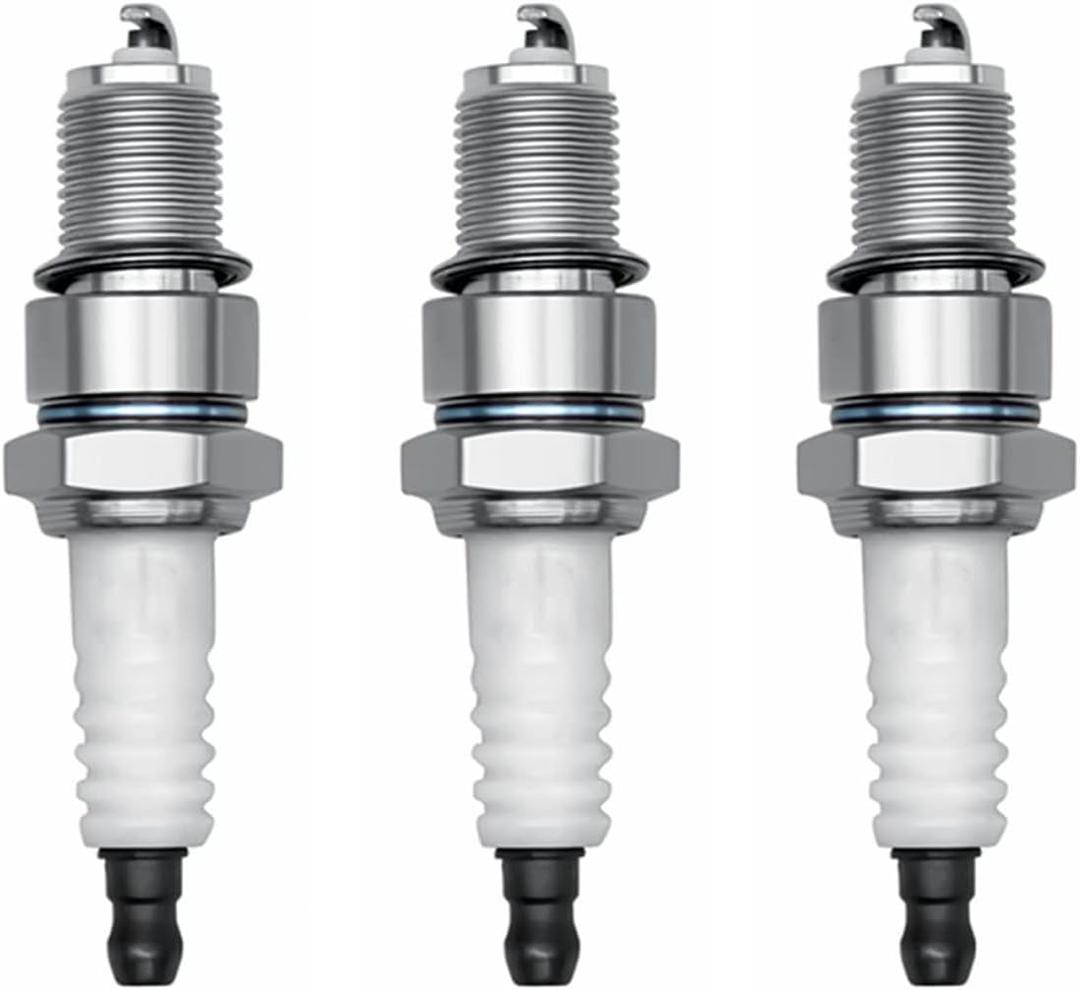 Strongthium F6TC Spark Plug Compatible w/NGK BP6ES Bosch Torch Champion for Honda Gx390 Gx160 GX 200 270 240 Predator 212CC 3PCS
