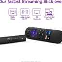 Roku Streaming Stick 4K - HDR & D. Vision Roku Streaming Device for TV with Voice Remote & Long-Range Wi-Fi - Free & Live TV