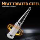 Wheel Spike Lug Nuts & Cone/Conical Bulge Seat kit M14x1.5 Compatible with GMC Yukon Suburban GMC Ford F250 F350 RAM 2500 Sierra 3500 More Replace 24+1 pcs