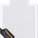 Plastic Office Chair Mat for Carpeted Floors, 36'' x 48'' Heavy Duty Floor Mat, Eco-Friendly Series Studded Carpet Desk Chair Mats (36 inches X 48 inches)