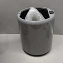 Jingmore Dog Poop Trash Can Outside 13 L/ 3. 4 Gal Dog Waste Trash Can with Lid, Plant-Styled, Double-Layer Design, Outdoor Garbage Container for Front Porch Backyard Office Patio (Grey)