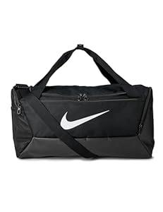 Nike Unisex Brasilia Training Duffel Bag (Small, 41L), Black/ Black/ White, MISC