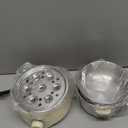 Hard Boiled Egg Cooker - CACHOO 14-Egg Rapid Stainless Steel Egg Boiler with 30-Min Timer & Auto Shut Off, Compact Electric Vegetable Steamer for Cooking, Dishwasher Safe, Beige (2-Tier)