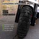 10x2.70-6.5 Solid Tire, 10 inch Tires Replacement, 70/65-6.5 Scooter Tubeless Solid Tire, for Emove Cruiser, Hiboy Max3, Hover-1 Alpha, Evercross H5, Boyueda 5600 Watt Electric Scooter (2 Pack)