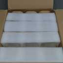 50oz Glass Food Storage Jars Set of 6,Glass Storage Containers Clear Glass Food Canister with Bamboo Lid Airtight For Serving Tea, Coffee, Flour, Sugar, Candy, Cookie, Spice and More (Square)