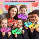 2 x Shoe Charms Valentines Day Cards Gifts for Boys Girl Classroom Exchange, 24 pcs Valentines Cards with 48 Shoe Charms for Kids School Party Favor