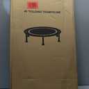 ZCMHAXJ Foldable Mini Trampoline, 48" Rebounder Trampoline for Adults & Kids, 440lbs Capacity Indoor Fitness Workout Exercise Equipment, Green
