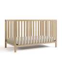 Storkcraft Morningside 5-in-1 Convertible Crib GREENGUARD Gold Certified, Fits Standard Crib Mattress, Converts to Toddler Bed, Daybed and Full Bed, 4 Adjustable Mattress Heights (Driftwood)