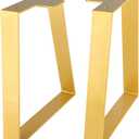 12 Inch Trapezoid Table Legs Gold, DIY Furniture Metal Legs for Coffee Table, Bench Stool Cabinet Furniture Feet - Set of 2