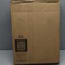 Mayfair Padded Toilet Seat, Cushioned Soft Vinyl over Wood Core Seat, Secure Hinges, Easy Clean, Made in USA, Elongated, White