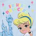 Disney Princess Snow White Moana Minnie Mouse Frozen Birthday Girls Short Sleeve T-Shirt for Toddler to Big Kids, Size 5