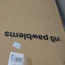 No Pawblems 55.1" Extra Tall Pet Gate for Cat/Dog, 29.9-44.4" Wide Auto Close Tall Cat Gate, NO Drilling Pressure Mounted for Doorways/Hallways, 1.37" Narrower Bar Spacing, White