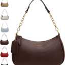 Crossbody Bags for Women Trendy Crescent Shoulder Underarm Small Purse Retro Classic Hobo Clutch Handbag Fashion Y2K (Coffee)