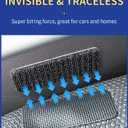 20 Sets Super Adhesive Hook and Loop Strips Heavy Duty, Made of 3M VHB, Heat Resistant Waterproof, Outdoor or Indoor Use, Black 1.2x3.2 Inch