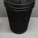Greenco Small Trash Cans for Home or Office, 2-Pack, 4.5 Gallon Black Mesh Round Trash Cans - Desk Trash Can - Lightweight, Sturdy for Under Desk, Kitchen, Bedroom, Den, Dorm Room, or Recycling Can