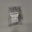 10 Pack (5 Pair) Brushed Satin Nickel Self-Closing Cabinet Hinges for Flush Mount Kitchen Cabinet Door, 1/2" Overlay (Variable) Face Frame Semi-Concealed Hinges