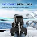 Ski & Snowboard Rack Lockable for Car Roof with Sliding Extension