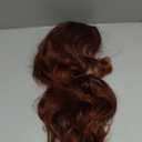 Rugelyss Vintage Wigs Dark Brown Rednish Maroon Wig for Women Lady Natural Synthetic Full Wigs for 70s Cosplay Costume Disco Hair Wig