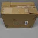 Trwcrt 5x7 Floating Picture Frames Set of 4, Double Glass Photo Frame Display up to 7 x 9 Photos for Desktop or Wall Hanging, Black