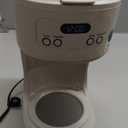 BELLA 12 Cup Programmable Coffee Marker, Reusable Dishwasher Safe Accessories, Easy LCD diaply, Auto Shutoff, 900 watt, Oatmilk