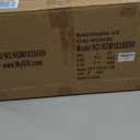 MyGift 26 Inch Industrial Brown Metal Entryway Boot Tray with Wheels and Decorative Rope Handles, Under Bed Storage Shoe Container Cart