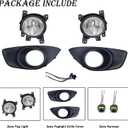 For Hyundai Santa Fe 2010-2012 Fog Lights Front Lower Lamps Protective Covers Belt Conector Left&Right