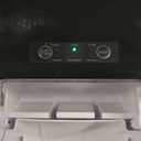 Sweetcrispy Countertop Ice Maker Machine, Portable Self-Cleaning Ice Machine with Ice Scoop, Basket and Handle, 9 Cubes in 6 Mins, 26.5lbs/24Hrs, 2 Sizes of Bullet Ice for Home Kitchen, Coal Black