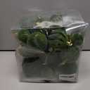 36pcs Velvet Ornaments for Christmas Trees, Flocked Christmas Balls Sets Assortment for Xmas Tree Holiday Decor (Avocado Green)