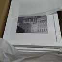 PEALSN 8.5 x 11 Picture Frame Set of 6, Display Pictures 6x8 with Mat or 8.5 x 11 without Mat for Wall Mounting Display, Photo Frames Collage for Wall Decor, White Woodgrain.