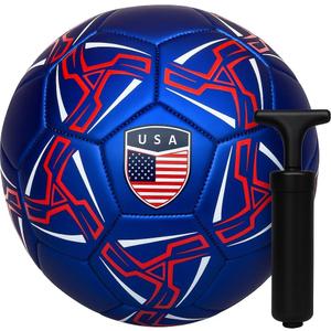Western Star Soccer Ball USA - Official Match Grade Soccer Balls - Youth & Adult - Attractive and Durable Design - World Cup 5