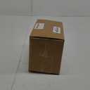 DRASTAR Glass Coffee Cups, 12 oz Clear Coffee Mugs, Flat Bottomed Cups with Acacia Wood Lid, Glass Tea Cup with Handle, Espresso Cappuccino Tea Cup Set of 2