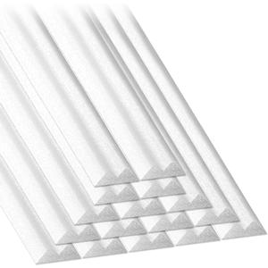 46.5" 16PCS Peel and Stick Pool Cove for 18' Round Above Ground Pool, Closed Cell Foam Peel and Stick Above Ground Pool Cove with Adhesive Backing, Protect Pool Liner, Prevents Excess Wear