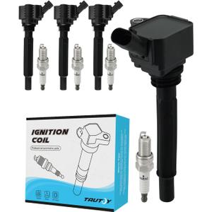 Set of 4 UF673 Ignition Coil Pack & Iridium Spark Plugs (1.4L L4) For Fiat 500 2012-2017,For Dodge Dart 2013-2016,Replace # C1828 68081914AC 68081914AB 68081914AA UF-673 Set of 4 UF673 Ignition Coil Pack & Iridium Spark Plugs (1.4L L4) For Fiat 500 2012-2017,For Dodge Dart 2013-2016,Replace # C1828 68081914AC 68081914AB 68081914AA UF-673
