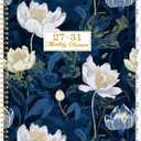 2027-2031 Monthly Planner - 5 Year Planner/Calendar from JAN. 2027 - DEC. 2031, 9" x 11", Monthly Tabs, Back Pocket, Twin-Wire Binding, Transparent Waterproof PP Cover