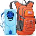 Maelstrom Hydration Hiking Backpack with 2L/3L Water Bladder, High Flow Bite Valve Water Backpack for Men Women Lightweight Insulation for Hiking, Cycling, Running, Climbing, Camping
