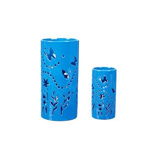 Everyday Living® Ceramic Cylinder Set - Butterfly Blue