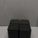 Bed Risers Furniture Risers Heavy-Duty Rectangular Adjustable Block Lift to 3 inches and 4.3 inches Desk, Sofa, Chair Legs, Refrigerator, Washing Machine Support up to 4000 pounds (Black-square-4 Pack)