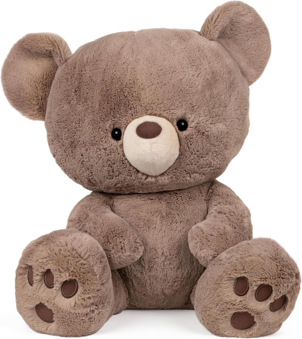 GUND Kai Teddy Bear, Premium Plush Toy Stuffed Animal for Ages 1 & Up, Taupe/Light Brown, 23"