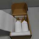 Prus Waso Gold Soap Dispenser Bathroom Set, Hand and Lotion Dispenser with Stainless Steel Pump, Perfect for Modern Bathroom Decor. (Gold)
