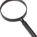 U.S. Toy US Toy One Jumbo 9" Plastic Magnifying Glass, Black