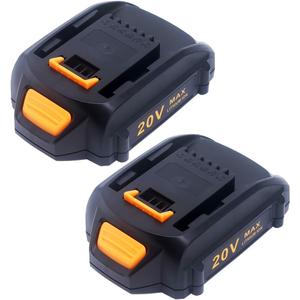 ELEFLY 2 Pack WA3525 20V 4.0Ah Lithium Battery Compatible with Worx 20V Battery WA3575 WA3012 WA3525 WA3520 WA3578, Compatible with 20V Cordless Tools