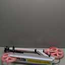Kick Scooter for Ages 6+,Kid, Teens & Adults. Max Load 240 LBS. Foldable, Lightweight, 8IN Big Wheels for Kids, Teen and Adults, 4 Adjustable Levels. Bearing ABEC9 (Pink)