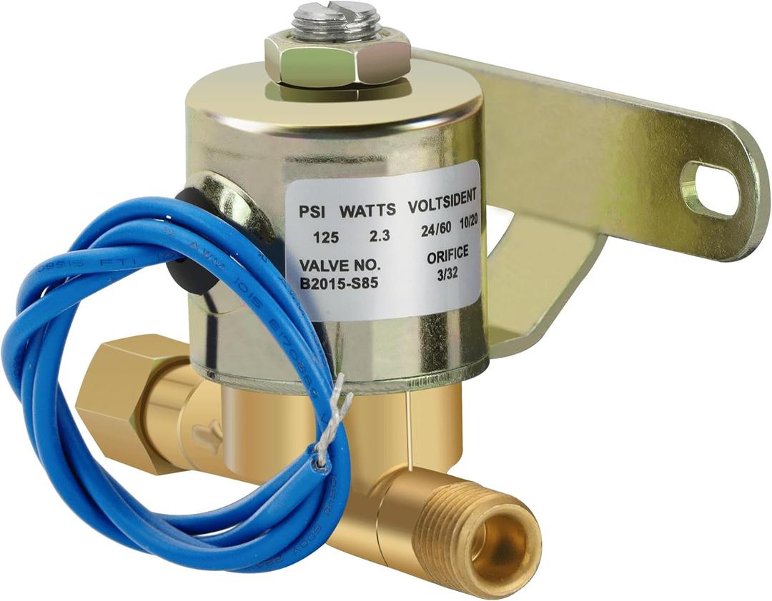 4040 Humidifier Water Solenoid Valve, Compatible with Aprilaire Humidifiers Valve 400 500 600 700 220 224 - Replacement Part# B2015-S85-24 Volts AC 2.3 Watts 60 Hz 125 PSI- Blue