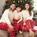 Fruit of the Loom Men Matching Holiday Family Sleep Pajama Set for Women, Men, and Kids, XL