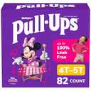 Pull-Ups Girls' Potty Training Pants, Size 4T-5T Training Underwear (38-50 lbs), 82 Count