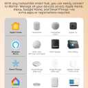 DEWENWILS Matter Smart Plug, Work with Alexa, Apple Home, Google, SmartThings, Outlet with Schedule and Timer, FFS Easy Setup, 100% Privacy 15A/1800W, APP Voice Control, 2.4G Wi-Fi Only, 2 Pack White