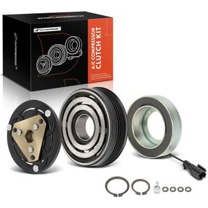 A-Premium Air Conditioner AC Compressor Clutch Kit Compatible with Subaru Forester 2008-2013 2.5L, Forester 2014, Impreza 2008-2014 2.5L, WRX 2015, WRX STI 2015, DKV10R Compressor