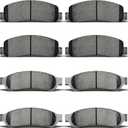 ALADICHE 8pcs front rear Brake Pads for FORD F-250 SUPER DUTY 2005-2012,for FORD F-350 SUPER DUTY 2005-2012 (D1069,D1067)