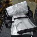 5 Reusable Clear Rain Proof Grocery Bags
